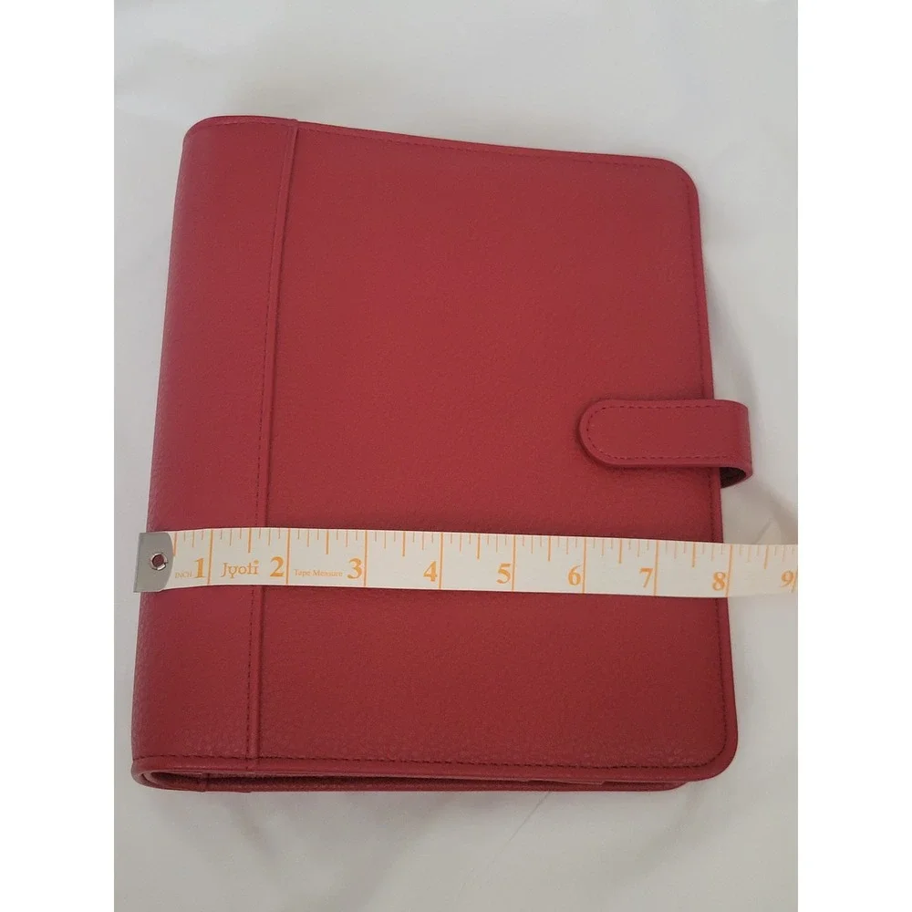 FranklinCovey Classic Ruby Red Pebble Leather 1.5